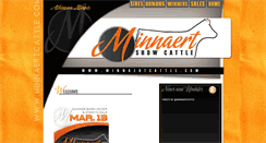 Desktop Screenshot of minnaertcattle.com